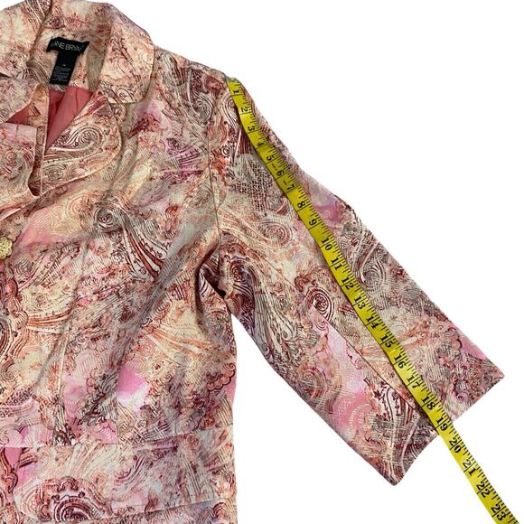 Lane Bryant Blazer Womens 18 Orange Jacket Work Office Harvest Casual Career - Picture 4 of 16